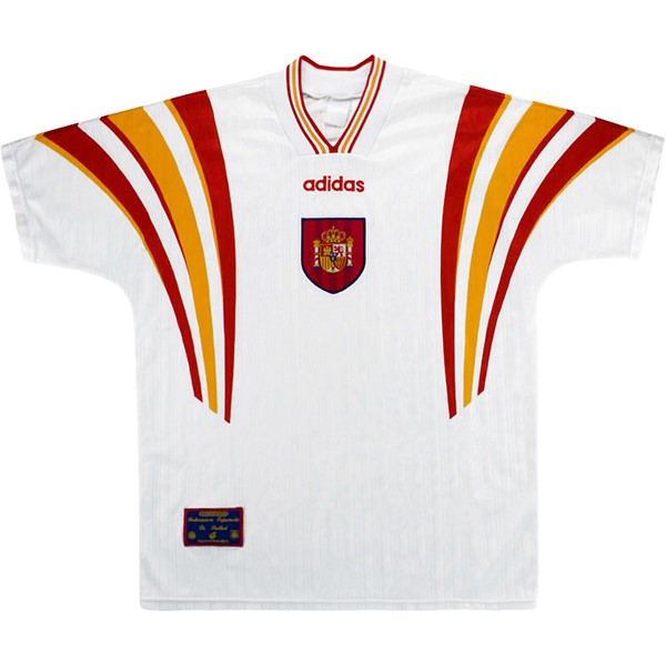 Tailandia Camiseta España 3ª Retro 1996 Blanco